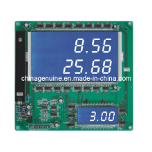 Zcheng 2 In1 Verkauf Liter Display Board Bildschirm (blauer Hintergrund)